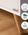 dadada Baby Austin 5-Drawer Nursery Dresser