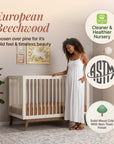 dadada Baby Soho 3-in-1 Convertible Crib