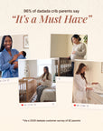 dadada Baby Soho 3-in-1 Convertible Crib
