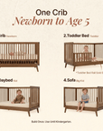 dadada Baby Soho 3-in-1 Convertible Crib
