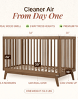 dadada Baby Soho 3-in-1 Convertible Crib