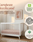 dadada Baby Soho 3-in-1 Convertible Crib