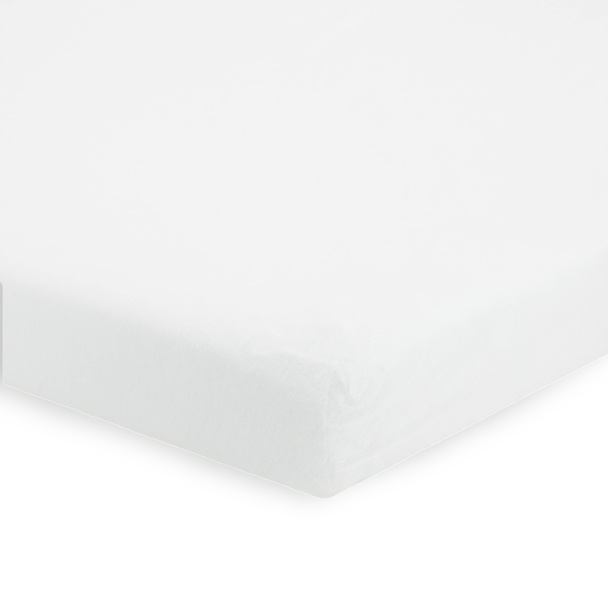Stretch Knit Mini Crib Sheet - White