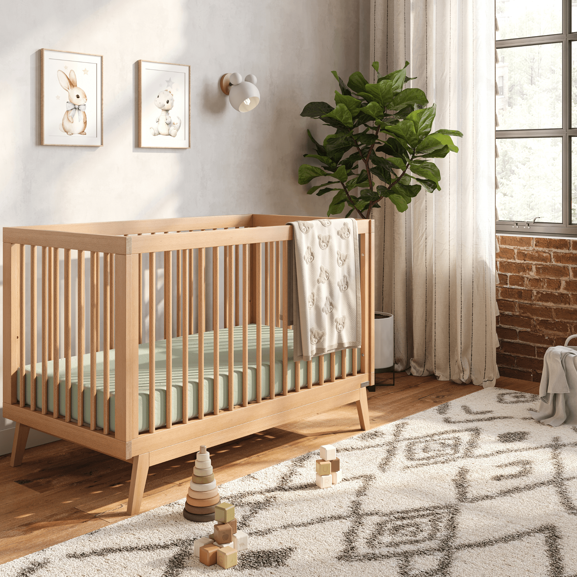 dadada Baby Soho 3-in-1 Convertible Crib