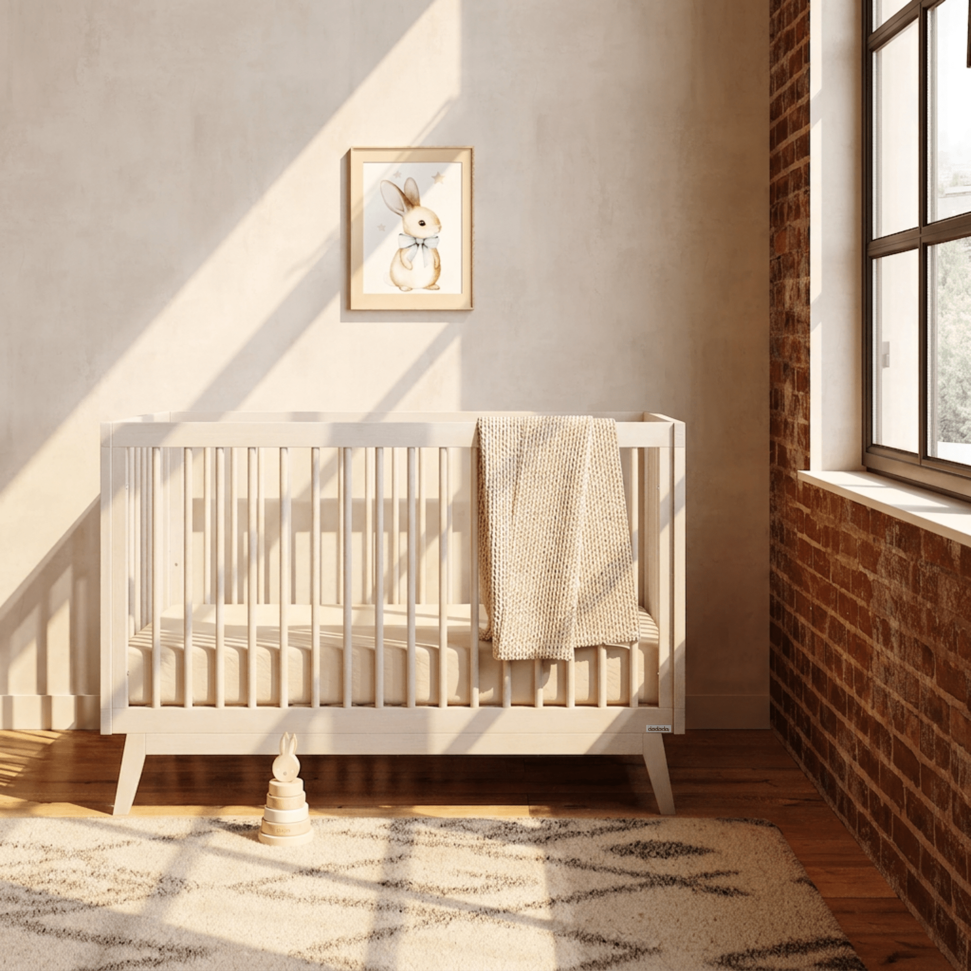 dadada Baby Soho 3-in-1 Convertible Crib