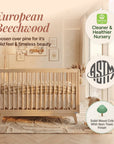 dadada Baby Soho 3-in-1 Convertible Crib