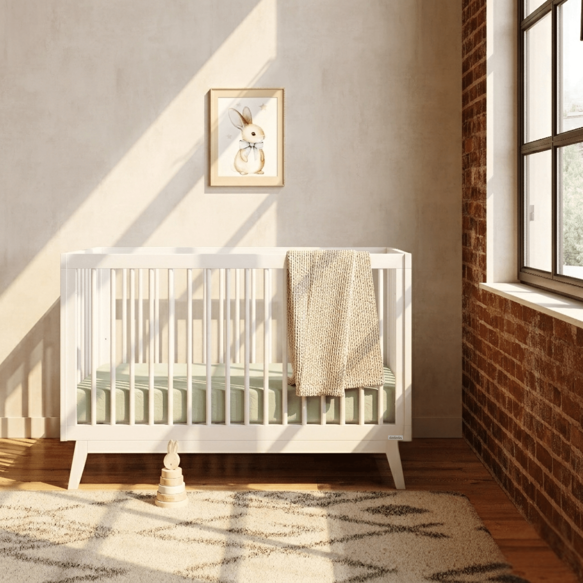 dadada Baby Soho 3-in-1 Convertible Crib