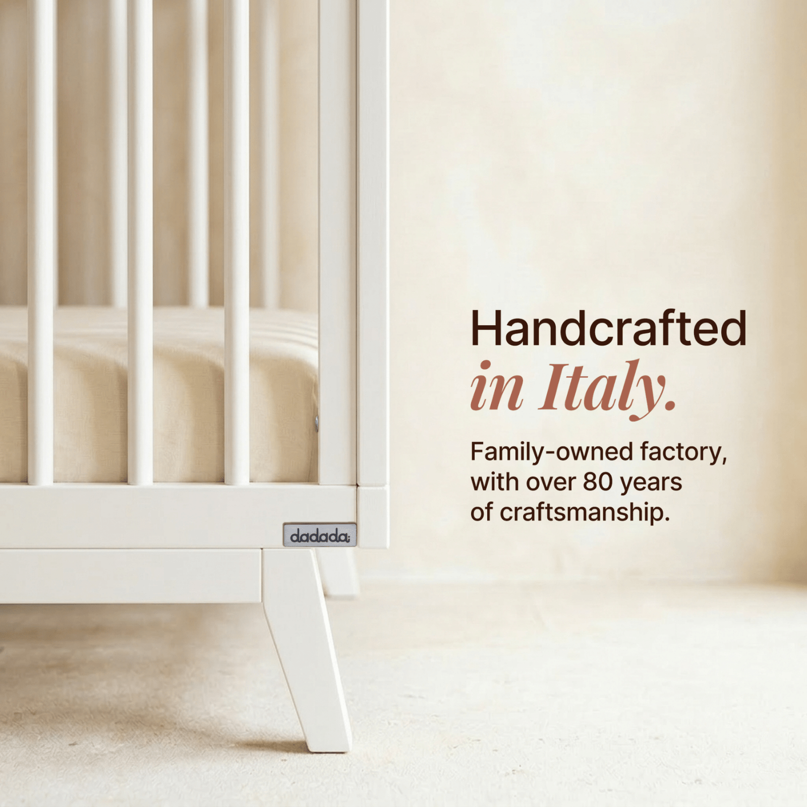 dadada Baby Soho 3-in-1 Convertible Crib