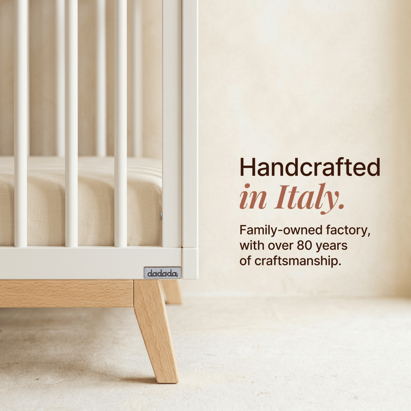 dadada Baby Soho 3-in-1 Convertible Crib