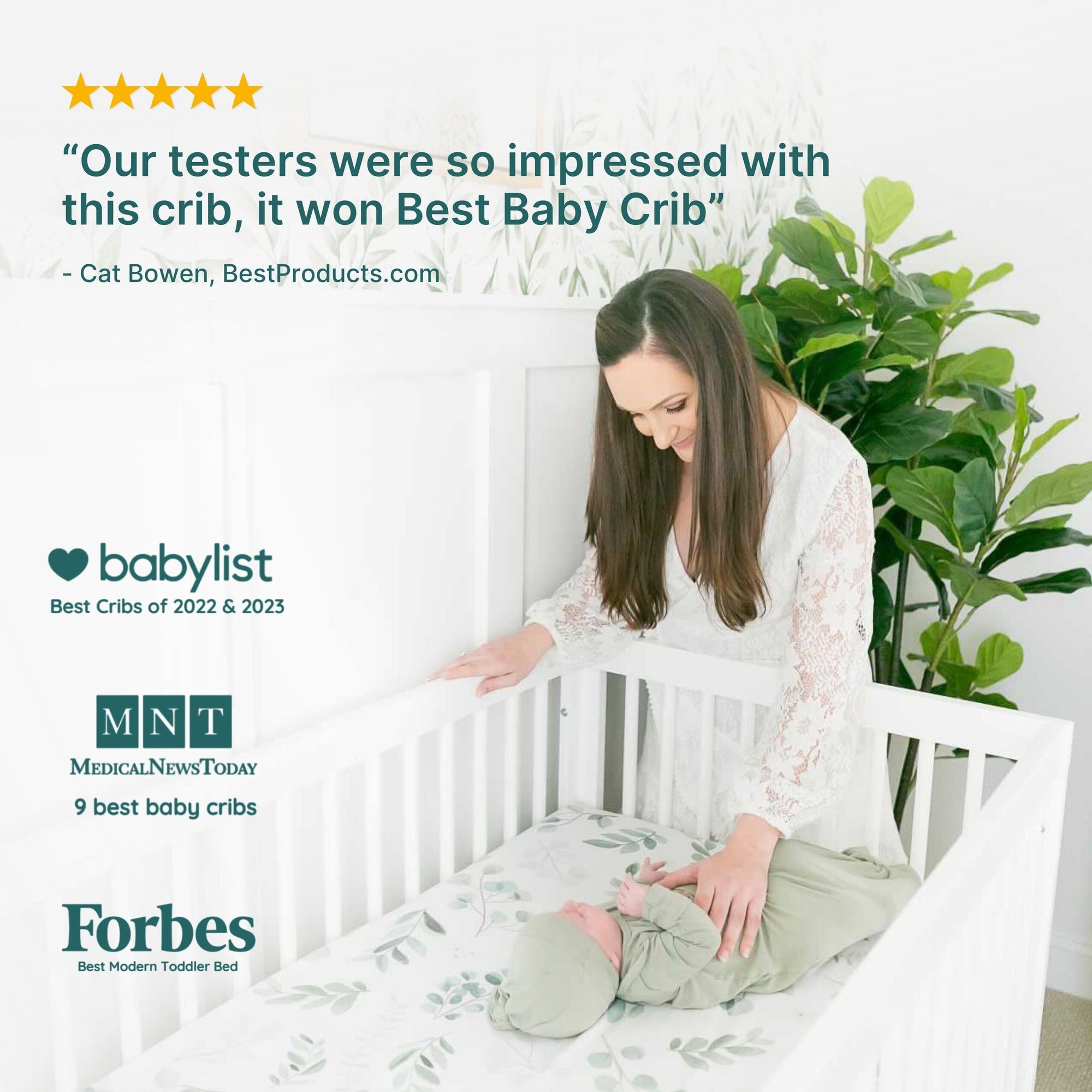 dadada Baby Soho 3-in-1 Convertible Crib